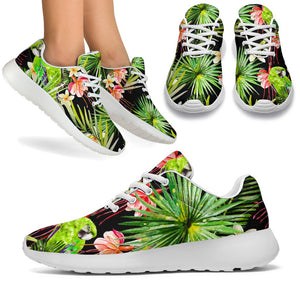 Tropical Hawaiian Parrot Pattern Print Sport Shoes GearFrost