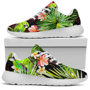 Tropical Hawaiian Parrot Pattern Print Sport Shoes GearFrost