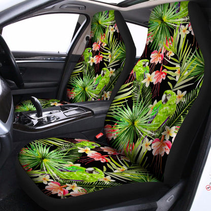 Tropical Hawaiian Parrot Pattern Print Universal Fit Car Seat Covers