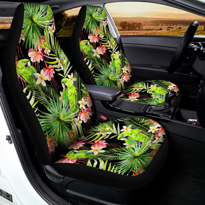 Tropical Hawaiian Parrot Pattern Print Universal Fit Car Seat Covers