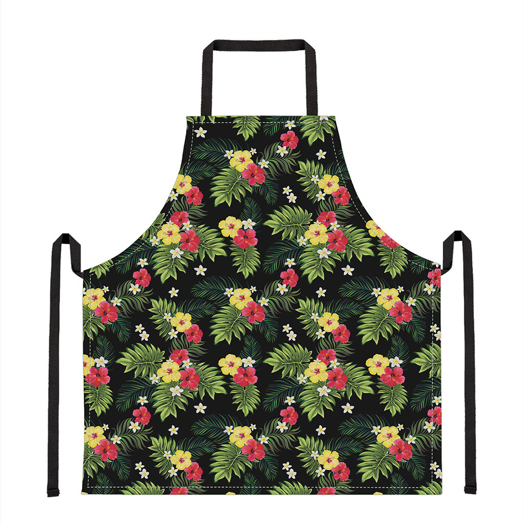 Tropical Hibiscus Aloha Pattern Print Apron