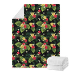 Tropical Hibiscus Aloha Pattern Print Blanket