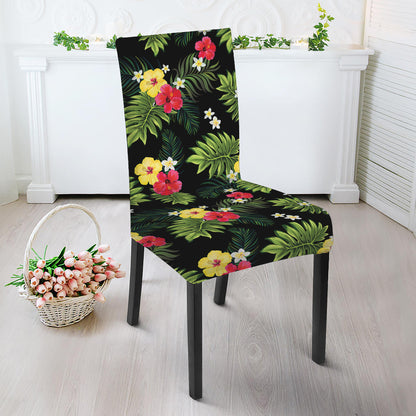 Tropical Hibiscus Aloha Pattern Print Dining Chair Slipcover