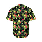 Tropical Hibiscus Aloha Pattern Print Men's Baseball Jersey