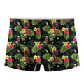 Tropical Hibiscus Aloha Pattern Print Men's Boxer Briefs