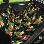 Tropical Hibiscus Aloha Pattern Print Pet Car Back Seat Cover