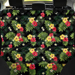 Tropical Hibiscus Aloha Pattern Print Pet Car Back Seat Cover