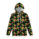Tropical Hibiscus Aloha Pattern Print Pullover Hoodie