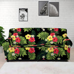 Tropical Hibiscus Aloha Pattern Print Sofa Cover