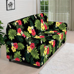 Tropical Hibiscus Aloha Pattern Print Sofa Cover