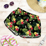 Tropical Hibiscus Aloha Pattern Print Women's Shorts