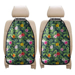 Tropical Hibiscus Flowers Pattern Print Car Seat Organizers