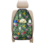 Tropical Hibiscus Flowers Pattern Print Car Seat Organizers