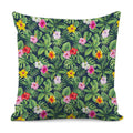 Tropical Hibiscus Flowers Pattern Print Pillow Cover
