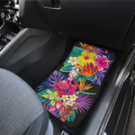 Tropical Hummingbird Print Front and Back Car Floor Mats
