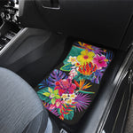 Tropical Hummingbird Print Front Car Floor Mats