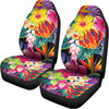 Tropical Hummingbird Print Universal Fit Car Seat Covers