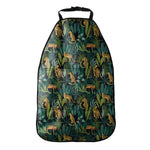 Tropical Jaguar Pattern Print Car Seat Organizers