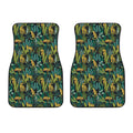 Tropical Jaguar Pattern Print Front Car Floor Mats