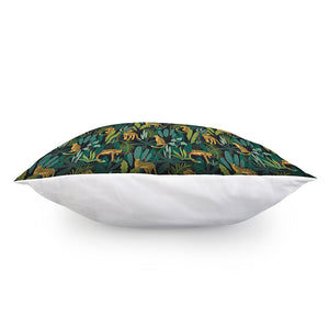 Tropical Jaguar Pattern Print Pillow Cover