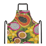 Tropical Jungle Fruits Pattern Print Apron