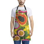 Tropical Jungle Fruits Pattern Print Apron