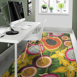 Tropical Jungle Fruits Pattern Print Area Rug