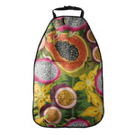 Tropical Jungle Fruits Pattern Print Car Seat Organizers