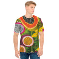 Tropical Jungle Fruits Pattern Print Men's T-Shirt