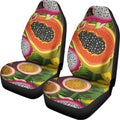 Tropical Jungle Fruits Pattern Print Universal Fit Car Seat Covers