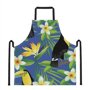 Tropical Keel-Billed Toucan Print Apron