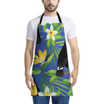 Tropical Keel-Billed Toucan Print Apron