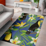 Tropical Keel-Billed Toucan Print Area Rug