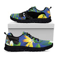 Tropical Keel-Billed Toucan Print Black Running Shoes