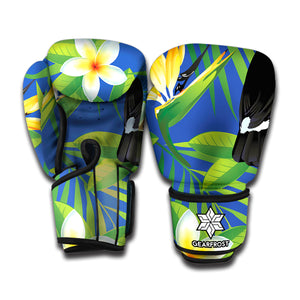 Tropical Keel-Billed Toucan Print Boxing Gloves