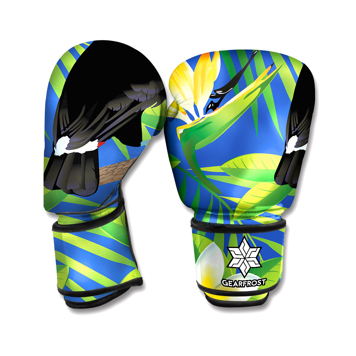 Tropical Keel-Billed Toucan Print Boxing Gloves