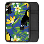 Tropical Keel-Billed Toucan Print Car Center Console Cover