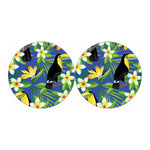 Tropical Keel-Billed Toucan Print Car Coasters