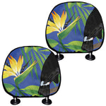 Tropical Keel-Billed Toucan Print Car Headrest Covers