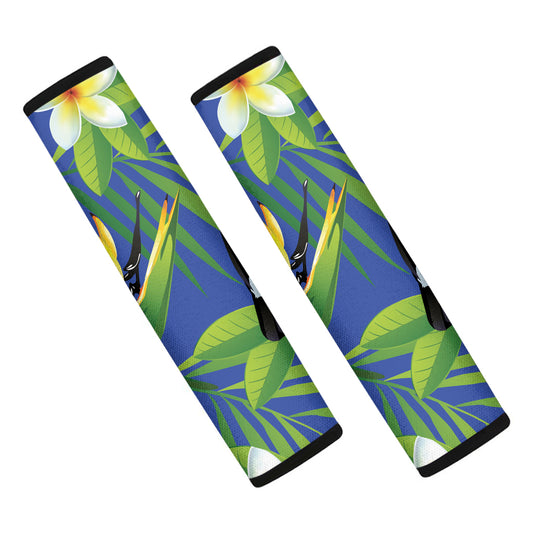 Tropical Keel-Billed Toucan Print Car Seat Belt Covers