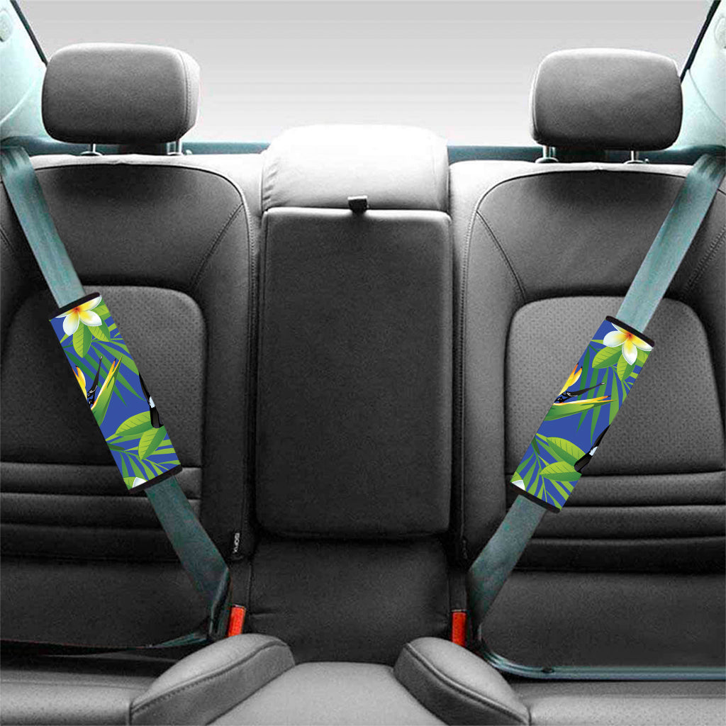 Tropical Keel-Billed Toucan Print Car Seat Belt Covers