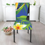 Tropical Keel-Billed Toucan Print Dining Chair Slipcover