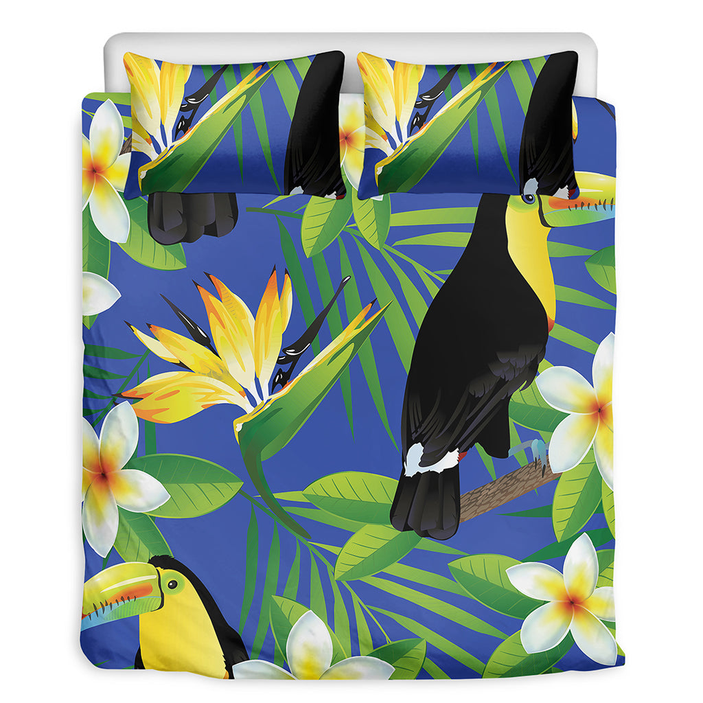 Tropical Keel-Billed Toucan Print Duvet Cover Bedding Set