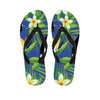 Tropical Keel-Billed Toucan Print Flip Flops