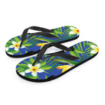 Tropical Keel-Billed Toucan Print Flip Flops