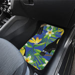 Tropical Keel-Billed Toucan Print Front and Back Car Floor Mats