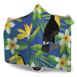 Tropical Keel-Billed Toucan Print Hooded Blanket