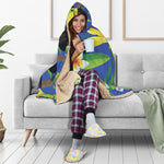 Tropical Keel-Billed Toucan Print Hooded Blanket