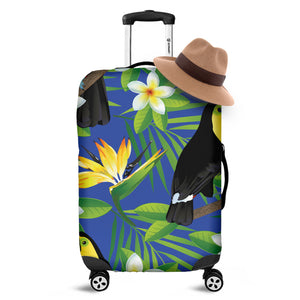 Tropical Keel-Billed Toucan Print Luggage Cover