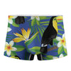 Tropical Keel-Billed Toucan Print Men's Boxer Briefs